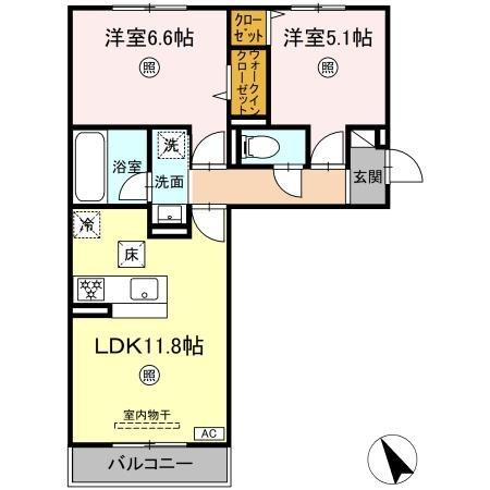 トリシアテラス(間取り)