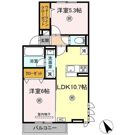 トリシアテラス(間取り)