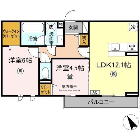 トリシアテラス(間取り)