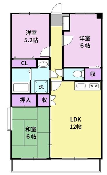 グリーンビル御井　A棟
