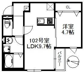 メゾンソレイユ久留米A
