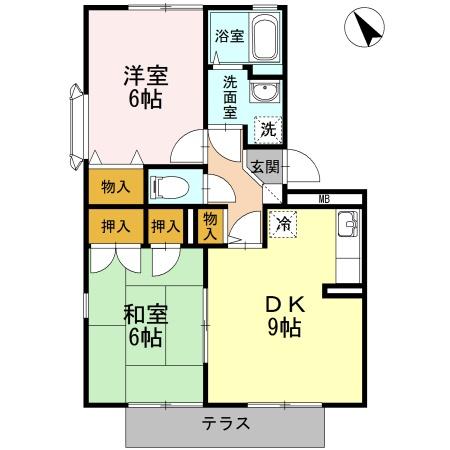 ニューライフつぶく　B棟