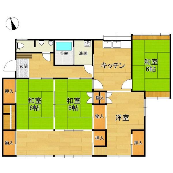 DY諏訪野町貸家