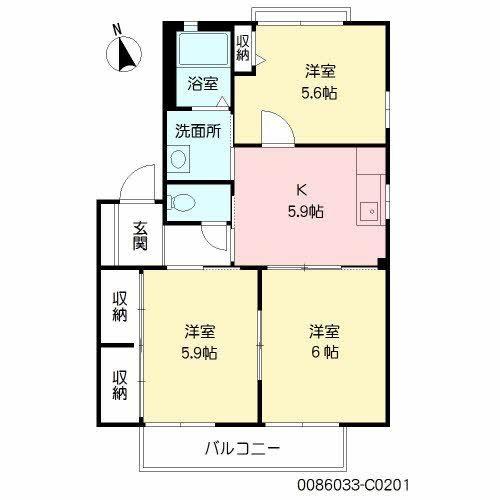 メジンK2　B棟