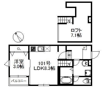 ソラーレ津福駅南