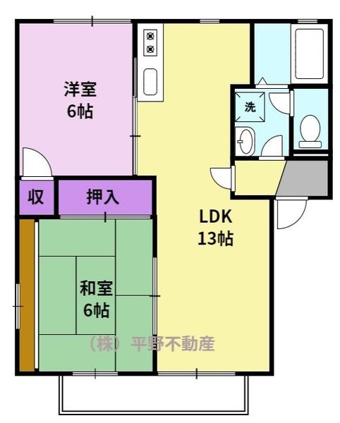 フラワーガーデン津福　C棟