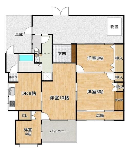 東櫛原貸家