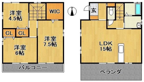 堤貸家（東合川）　西棟