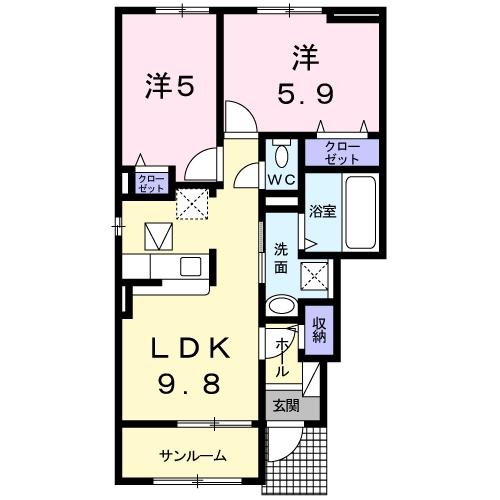 ベル　リアン　B棟
