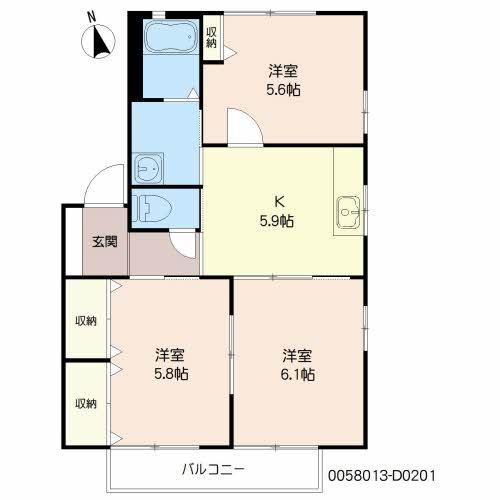 オーロラ北野　D棟