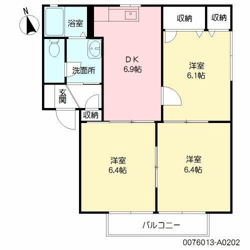 エクセルタウン合川　A棟