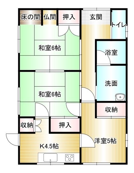 綱分松田貸家