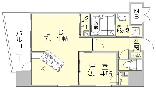 リアンシエルブルー東比恵２