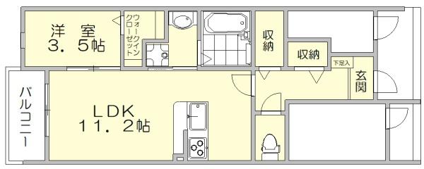 福岡市博多区博多駅南５丁目のアパート