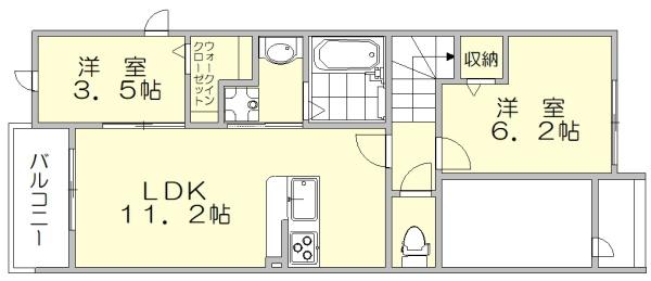 福岡市博多区博多駅南５丁目のアパート