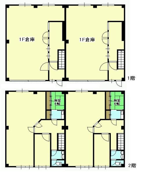 荒木駅南３倉庫（２スパン一括）