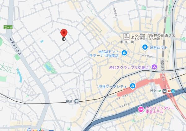 渋谷区松濤１丁目のマンション