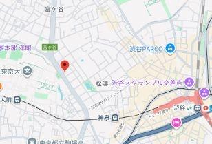 プロシード松涛(現地案内図)