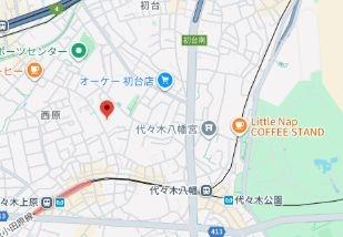 エイトハウス代々木上原(現地案内図)