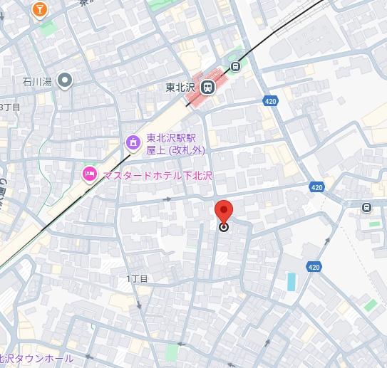 グランコールス東北沢(現地案内図)
