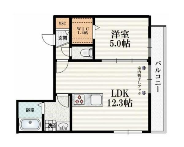 シティテラス下北沢(間取り)