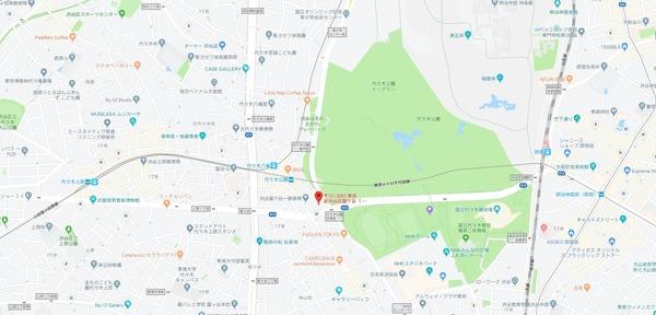 ベルヴィル代々木公園(現地案内図)