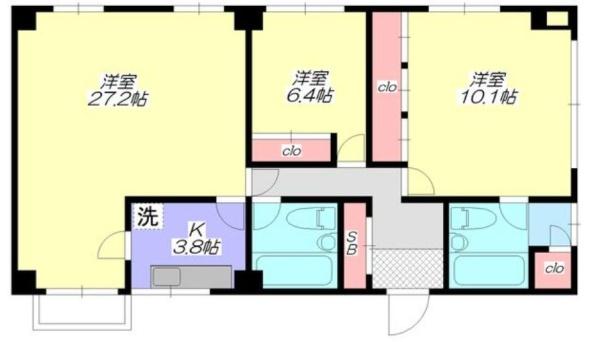 ヒルズ西原(間取り)