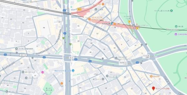 グリーンコアL渋谷(現地案内図)