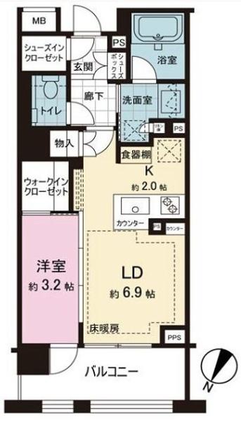 ヴィークコート代々木参宮橋(間取り)