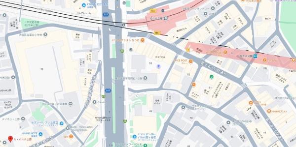 ル・パルク上原(現地案内図)