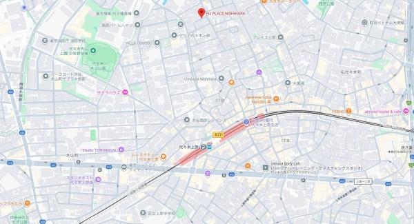 HJPLACENISHIHARA(現地案内図)