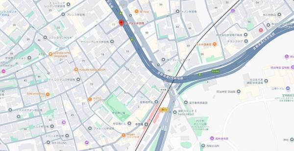 MAPlace参宮橋(現地案内図)