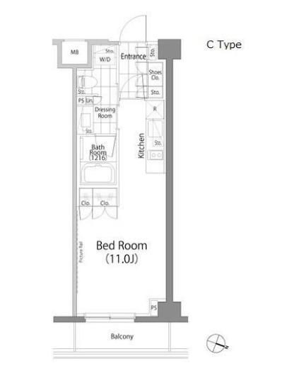パークハビオ笹塚(間取り)