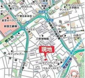 ドゥーエ参宮橋(現地案内図)