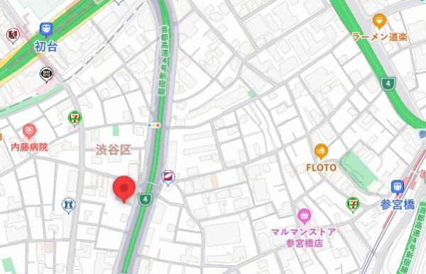 渋谷区初台１丁目のマンション