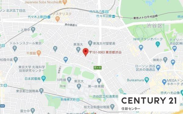 MODULOR代々木公園(現地案内図)