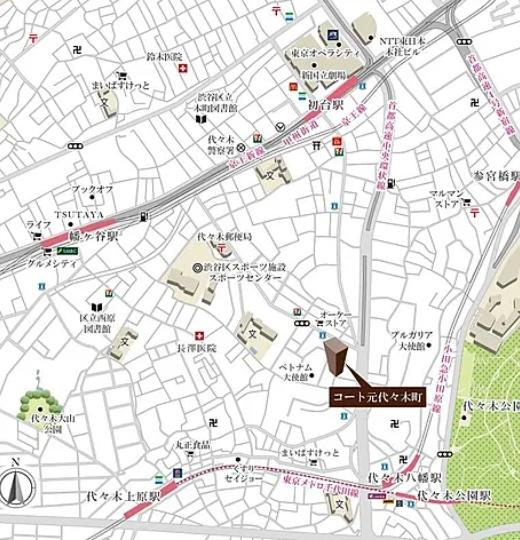 コート元代々木町