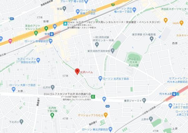 世田谷区北沢５丁目の貸家