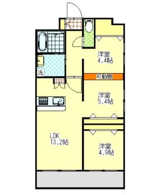 Aristashirakibaru(間取り)