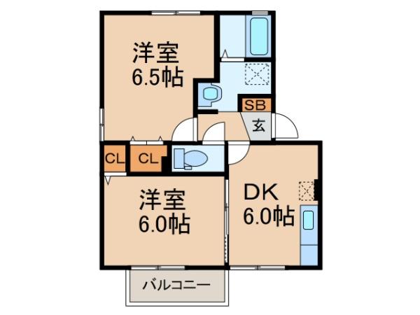 セジュールパル水城A棟