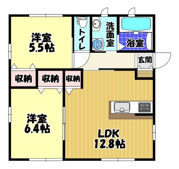 加賀田平屋 A棟