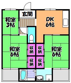 ビレッジハウス加賀田　２号棟