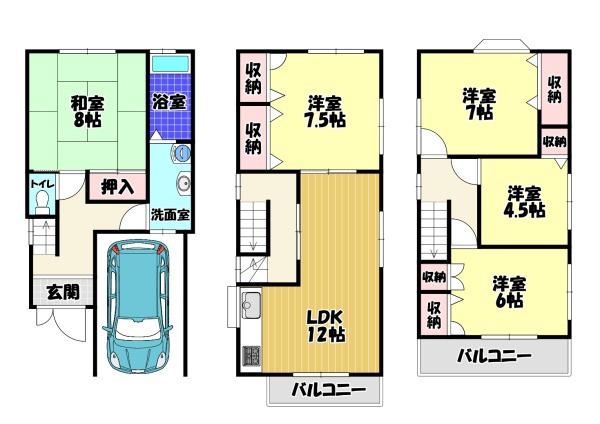 河内長野市市町貸家