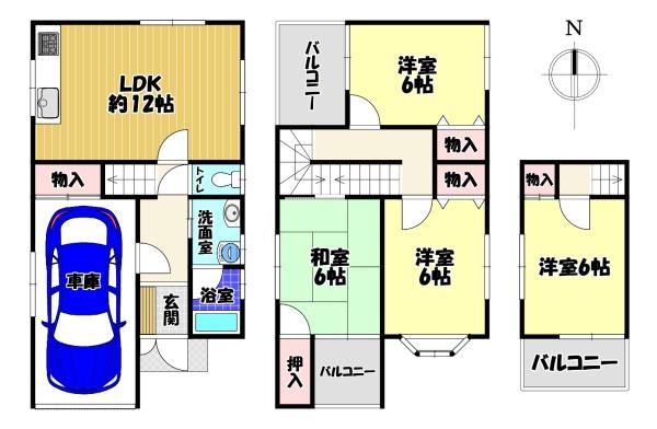 西板持町7丁目 貸家
