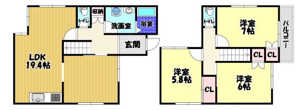 錦織南１丁目　貸家