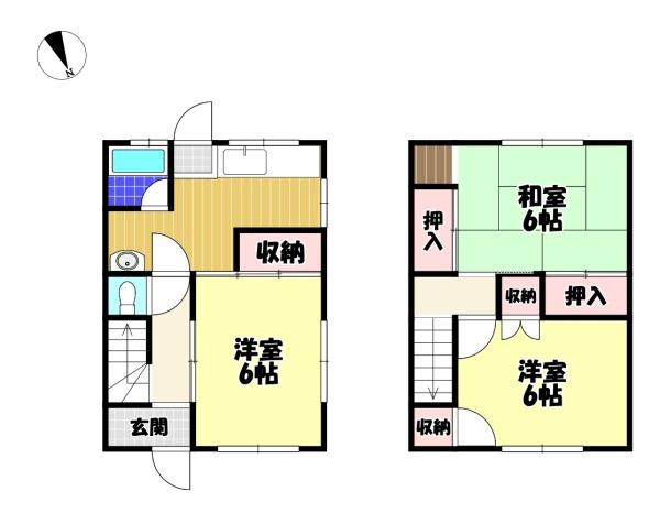 藤沢台６丁目２戸１（右）