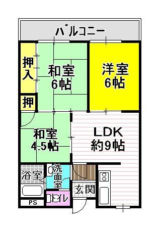 ドムール祐村(間取り)