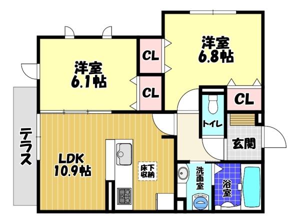 キャピタル自由ヶ丘(間取り)