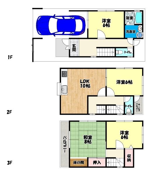 西板持町７丁目　貸家