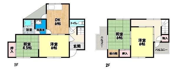 喜多町貸家
